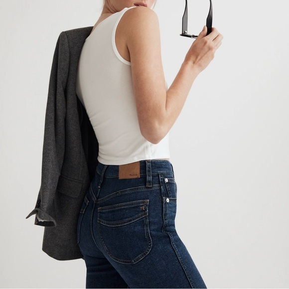 Madewell The Perfect Vintage Straight Leg Jeans in Myers Wash Size 25 - Picture 3 of 13